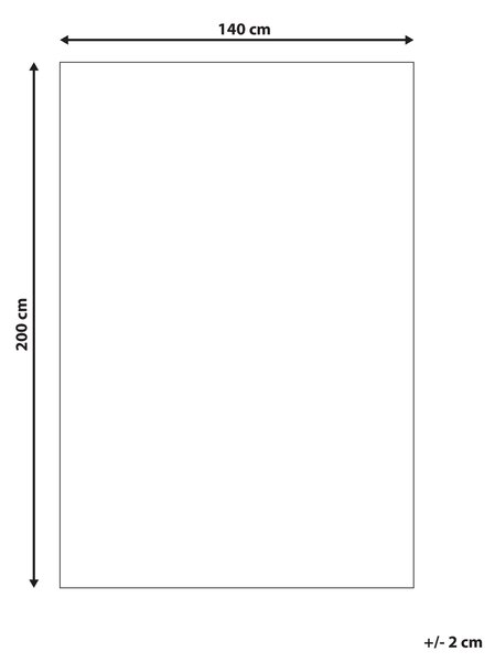 Izbový koberec sivý 140 x 200 cm geometrický vzor protišmyková spodná strana vhodný na podlahové kúrenie