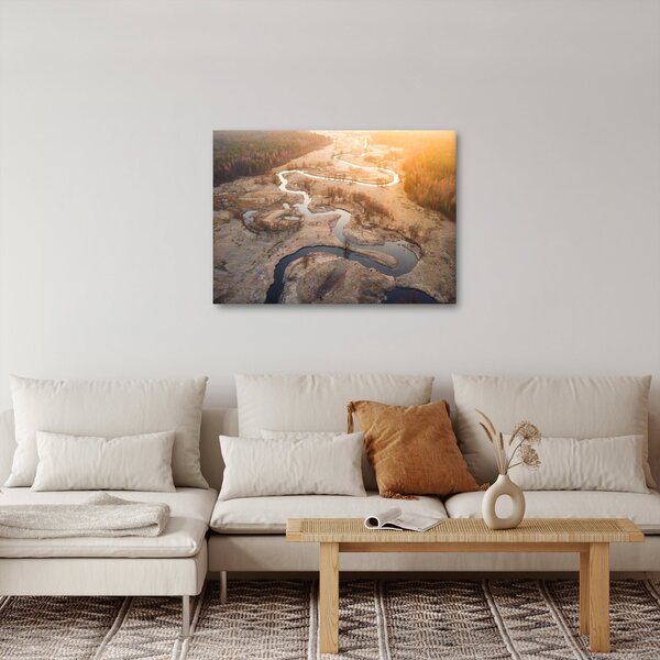 Obraz - Úsvit nad meandrami (70x50 cm)