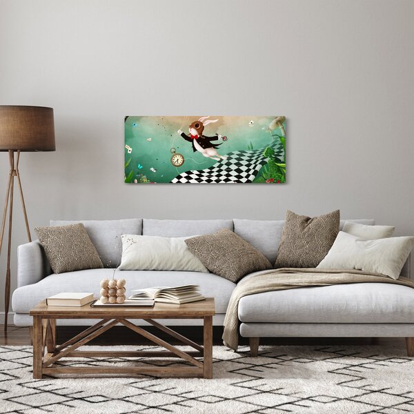 Obraz - Fantasy zajačik (120x50 cm)