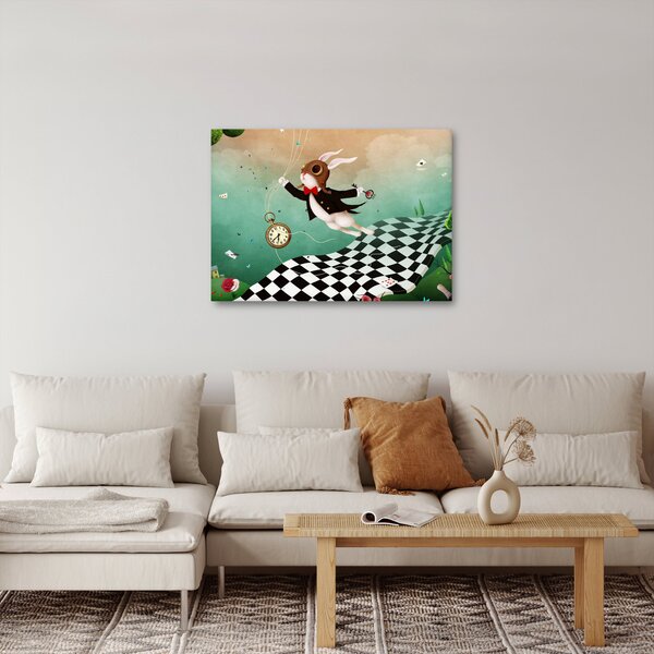 Obraz - Fantasy zajačik (70x50 cm)