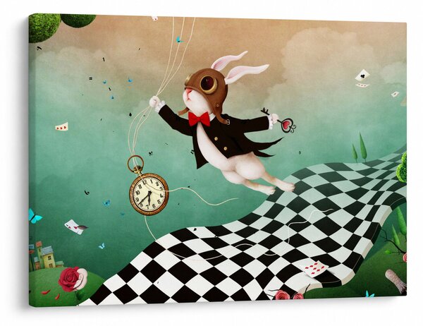 Obraz - Fantasy zajačik (70x50 cm)