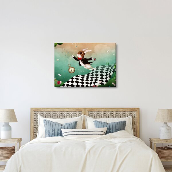 Obraz - Fantasy zajačik (70x50 cm)