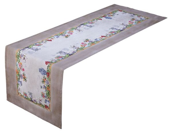 Behúň s potlačou ROZKVITNUTÁ ZÁHRADA 45 x 140 cm