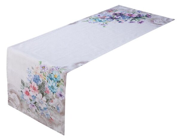 Behúň s potlačou KVETINOVÝ ROZKVET 45 x 140 cm