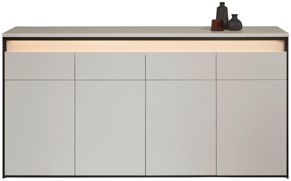 ŠIROKÁ KOMODA, čierna, béžová, 174/88/38 cm Voleo - Online Only drobný nábytok, Online Only