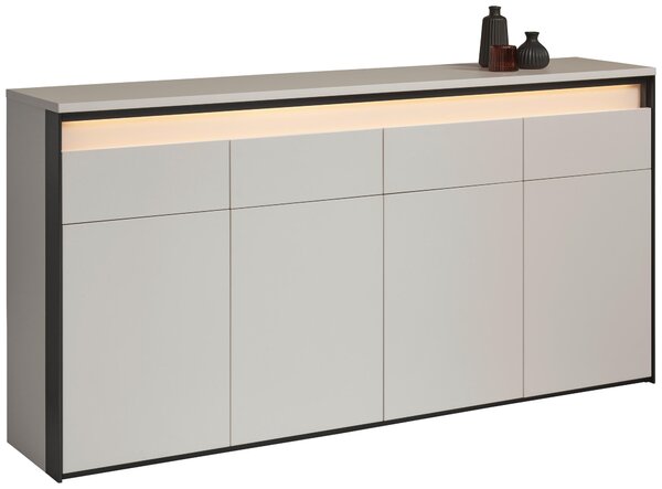 ŠIROKÁ KOMODA, čierna, béžová, 174/88/38 cm Voleo - Online Only drobný nábytok, Online Only