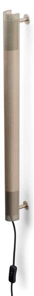 GEJST nástenné svetlo Radent, oceľovo sivá, výška 135 cm, G13 LED, Hliník / sivá / zinok, Obývacia izba / jedáleň, kov