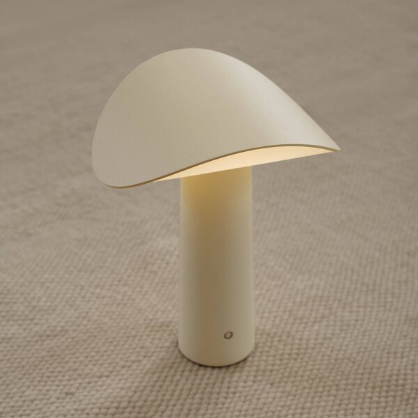 GEJST stolová LED lampa Lium, svetložltá, 2 700 K, USB, Žltá / oranžová, Obývacia izba / jedáleň, kov, Moderný, Stojacie svietidlo