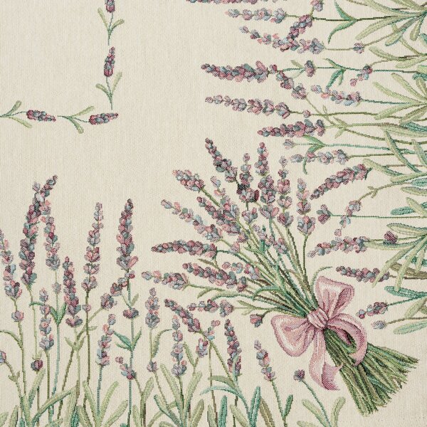 GOBELÍNOVÝ BEHÚŇ NA STÔL LAVENDER 40X100 CM VZOROVANÝ
