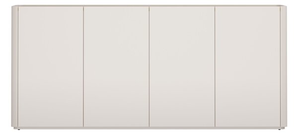 Komoda Elivo 200 cm štvordverová - kašmír / olejovaný dub