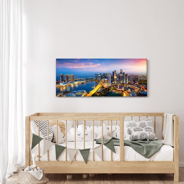 Obraz - Singapur, Ázia (120x50 cm)