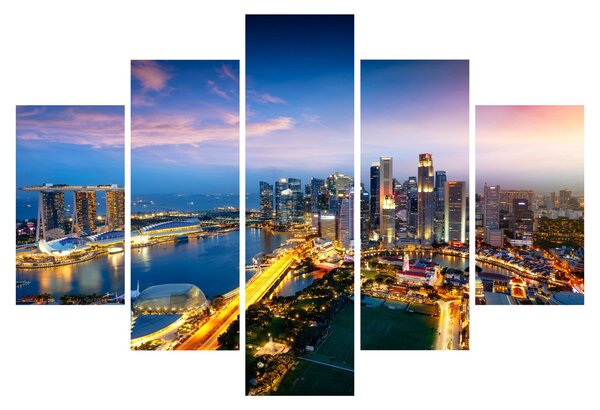 Obraz - Singapur, Ázia (150x105 cm)