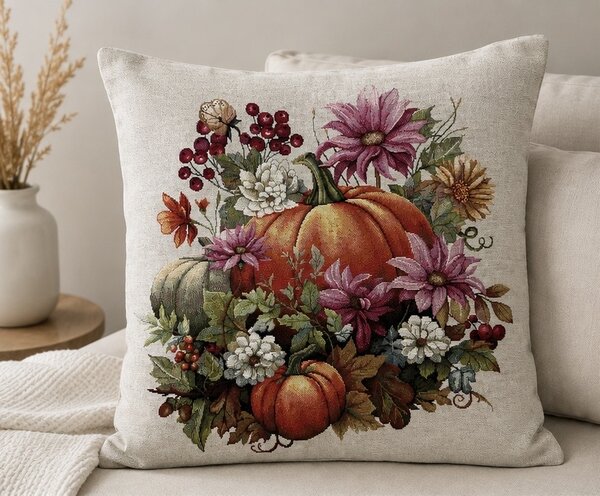 Gobelínová obliečka na vankúš - Autumn Bloom