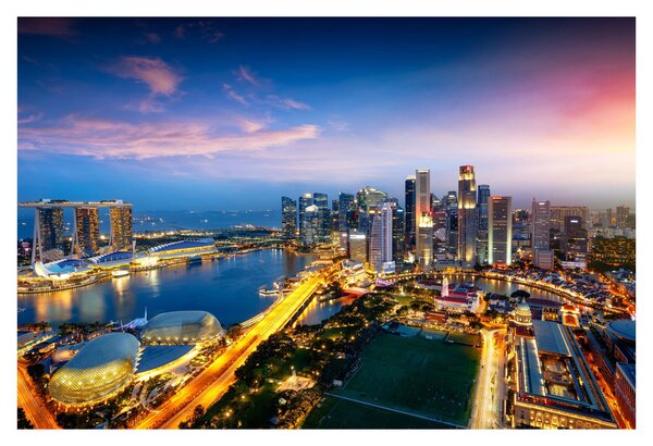 Obraz - Singapur, Ázia (90x60 cm)