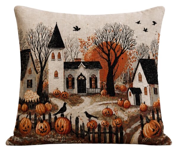 Gobelínová obliečka na vankúš - Pumpkin Village
