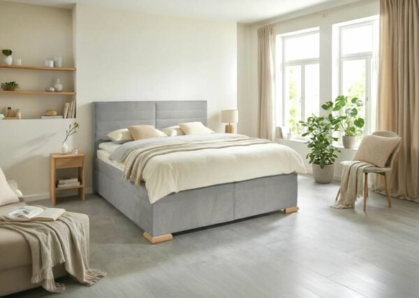 Americká posteľ boxspring LUCIA, s úložným priestorom