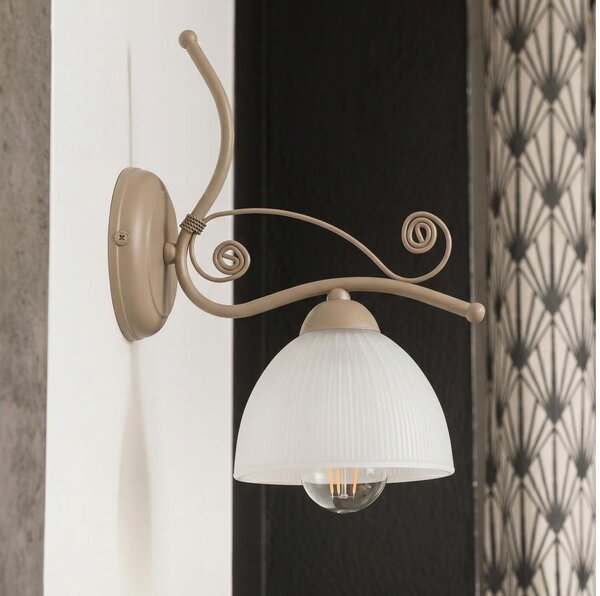 Brilagi - Nástenné svietidlo ANTICO MODERN 1xE27/60W/230V béžové