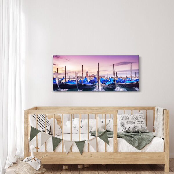 Obraz - Úsvit v Benátkach (120x50 cm)