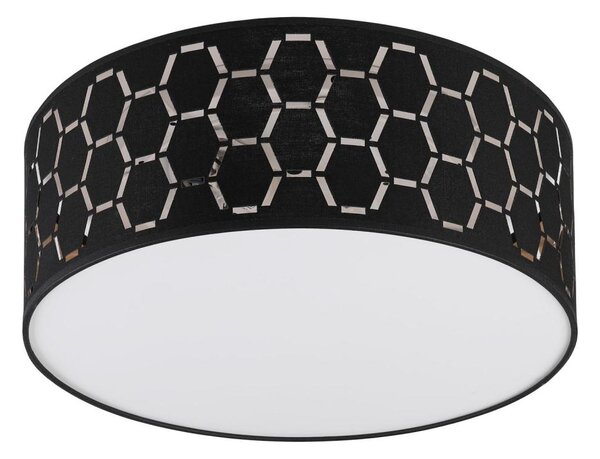 Stropné svietidlo ULLE 1xE27/15W/230V pr. 35 cm čierne