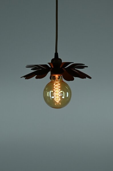 Bohemia-Design - Luster na lanku 1xE27/60W/230V bronzový