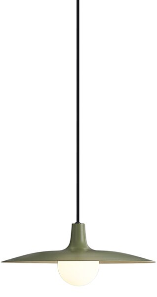 Retro závesná lampa zelená pre koľajnicový systém 1-fázový - Slimline Panzi