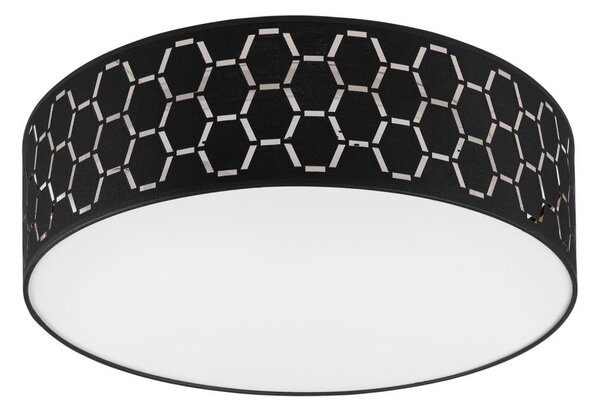 Stropné svietidlo ULLE 2xE27/15W/230V pr. 45 cm čierne