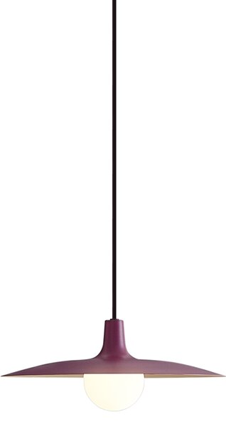 Retro závesná lampa fialová pre koľajnicový systém 1-fázový - Slimline Panzi