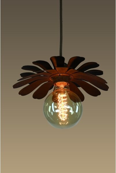 Bohemia-Design - Závesné svietidlo na lankách 1xE27/60W/230V bronzové