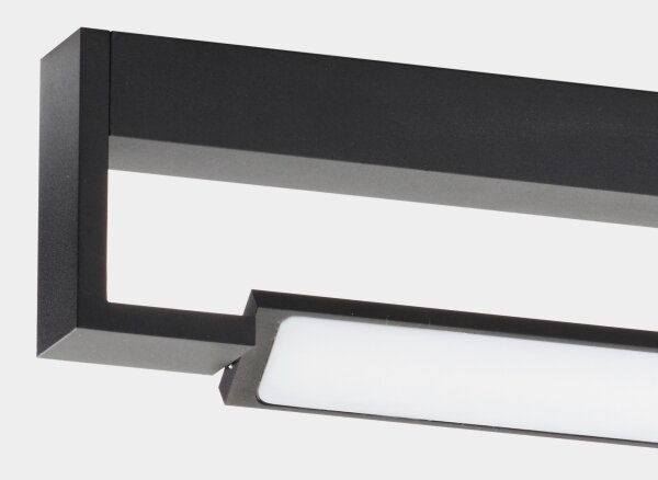 LED Kúpeľňové nástenné svietidlo DEKSTER LED/36W/230V IP44 čierna