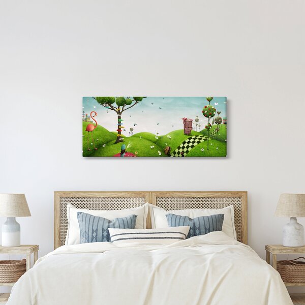 Obraz podivuhodnej krajiny (120x50 cm)