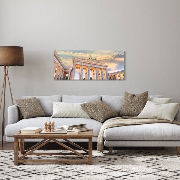 Obraz - Brandenburská brána, Berlín, Nemecko (120x50 cm)