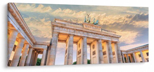 Obraz - Brandenburská brána, Berlín, Nemecko (120x50 cm)