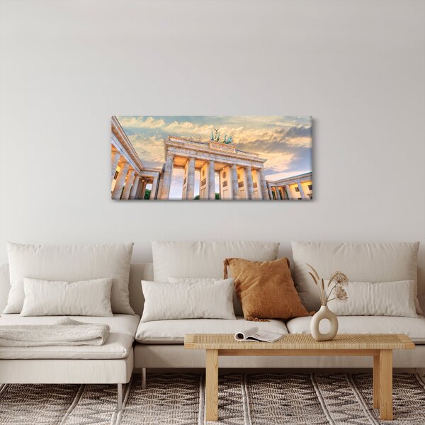 Obraz - Brandenburská brána, Berlín, Nemecko (120x50 cm)