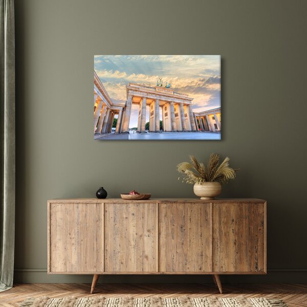 Obraz - Brandenburská brána, Berlín, Nemecko (90x60 cm)