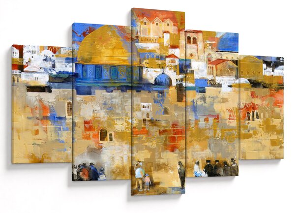 Obraz - Múr nárekov, Jeruzalem, Izrael (150x105 cm)