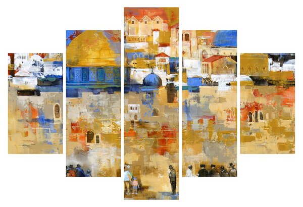 Obraz - Múr nárekov, Jeruzalem, Izrael (150x105 cm)