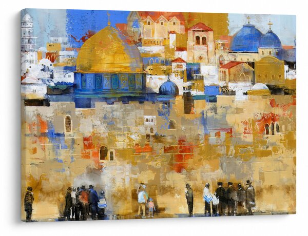 Obraz - Múr nárekov, Jeruzalem, Izrael (70x50 cm)