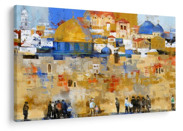 Obraz - Múr nárekov, Jeruzalem, Izrael (90x60 cm)