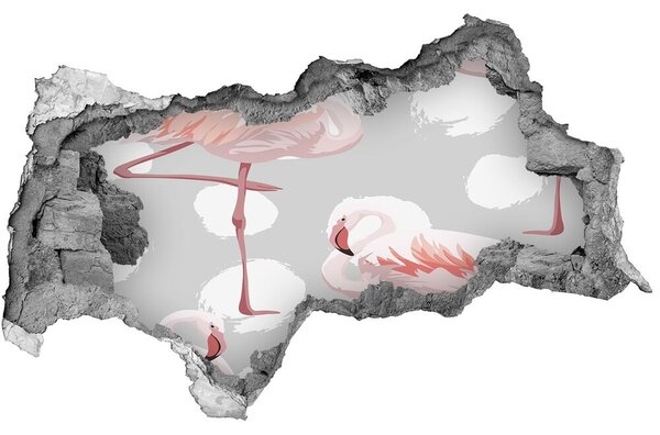 Diera 3D fototapeta nálepka Flamingos nd-b-114969218