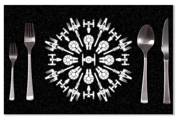Sablio Prestieranie Star Wars Vesmírne lode: 40x30cm