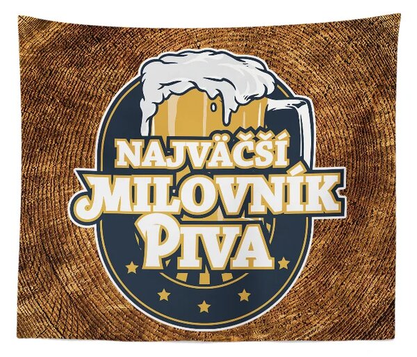 Sablio Deka Najväčší milovník piva: 150x120 cm
