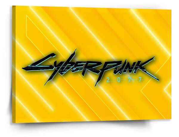 Sablio Obraz Cyberpunk 2077 Žltý - 150x110 cm