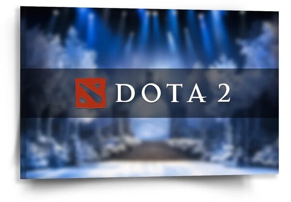 Sablio Obraz DOTA 2 Modrá - 60x40 cm