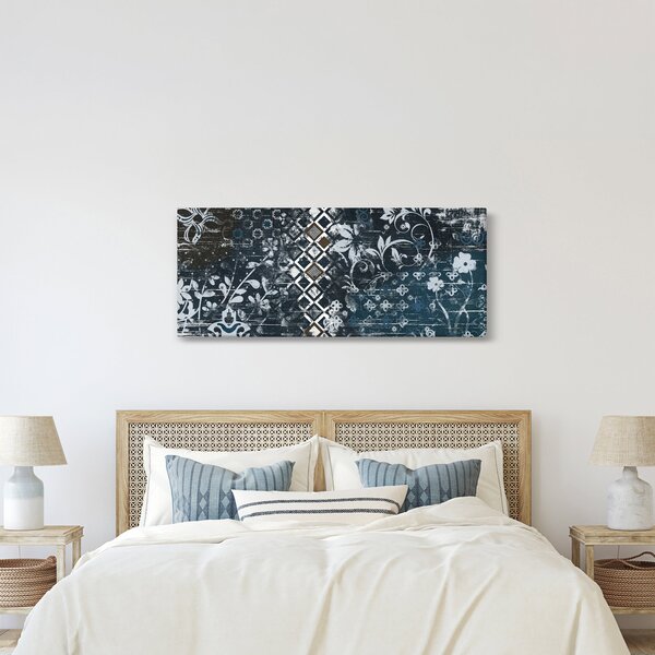 Obraz s kvetinovým dekorom (120x50 cm)