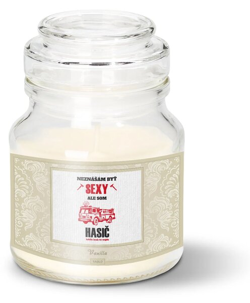Sablio Sviečka Neznášam byť sexy, ale som hasič - 120 g