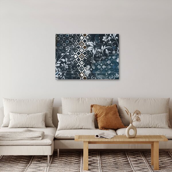 Obraz s kvetinovým dekorom (70x50 cm)