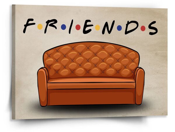 Sablio Obraz Seriál Priatelia FRIENDS Gauč - 150x110 cm