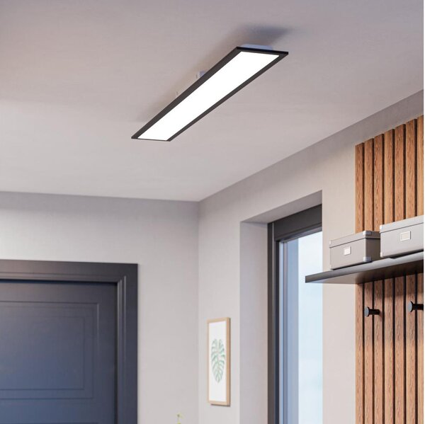 Eglo 901488 - LED povrchový panel MORADILLO LED/28W/230V 120x15 cm čierny
