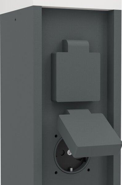 Eglo 901032 - Vonkajšie svietidlo PARK s 2 objímkami 1xE27/25W/230V IP54 antracit