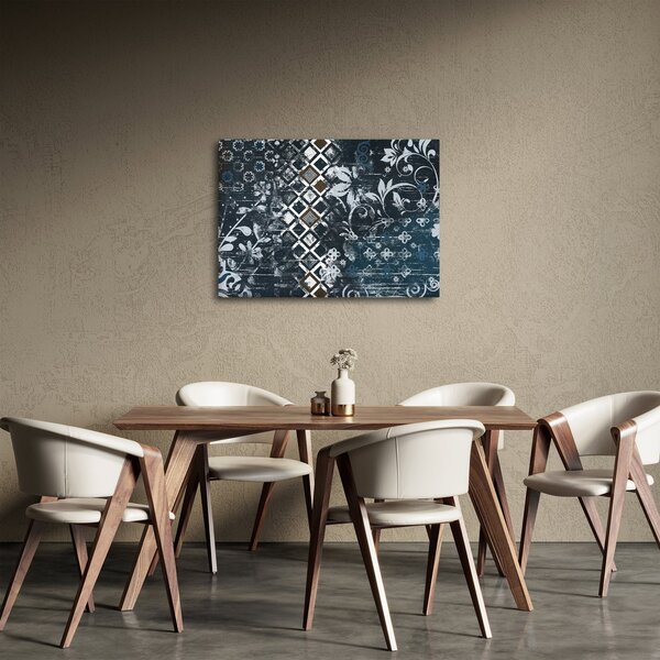 Obraz s kvetinovým dekorom (70x50 cm)